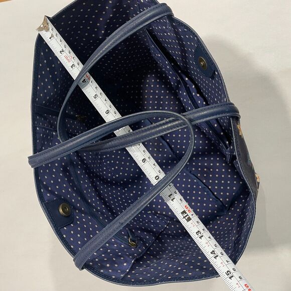 ~ Rare Cath Kidston XL Overnight Floral Coated Bag 2 Handle Snap Lined Pockets - Picture 3 of 16